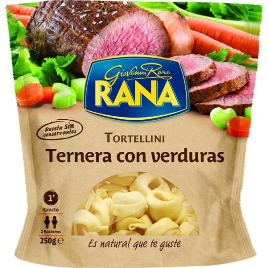 Pasta Fresca Rellena de Ternera con Verduras - Rana - 250g