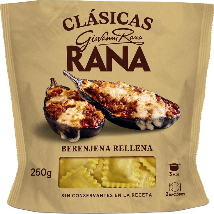 Ravioli al huevo relleno con berenjena