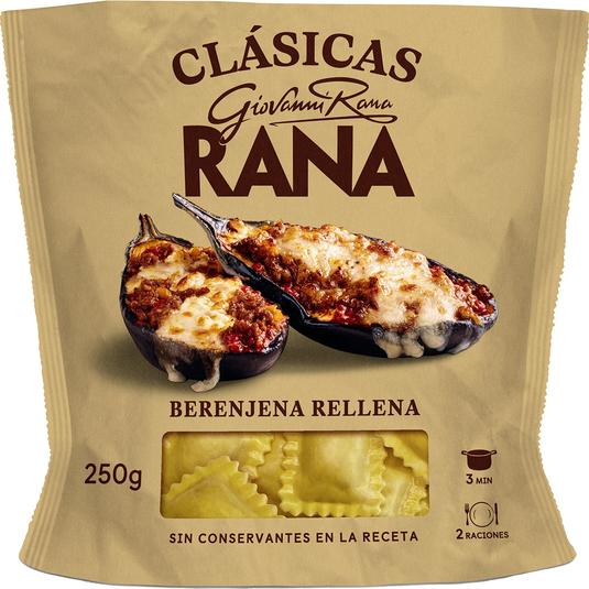 Ravioli al huevo relleno con berenjena