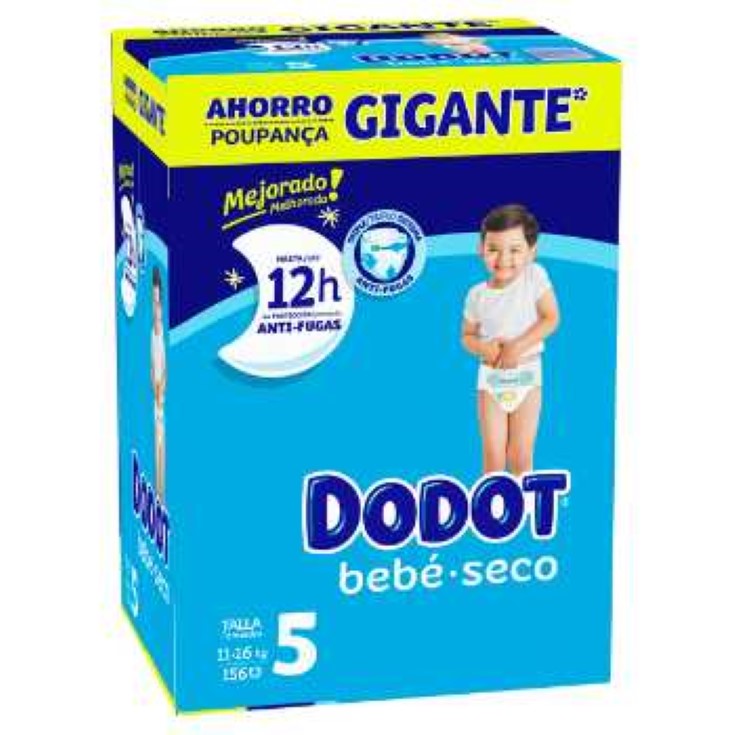 Mega Box Pañales Talla 5 156 uds Mega Box Pañales Talla 5 156 uds