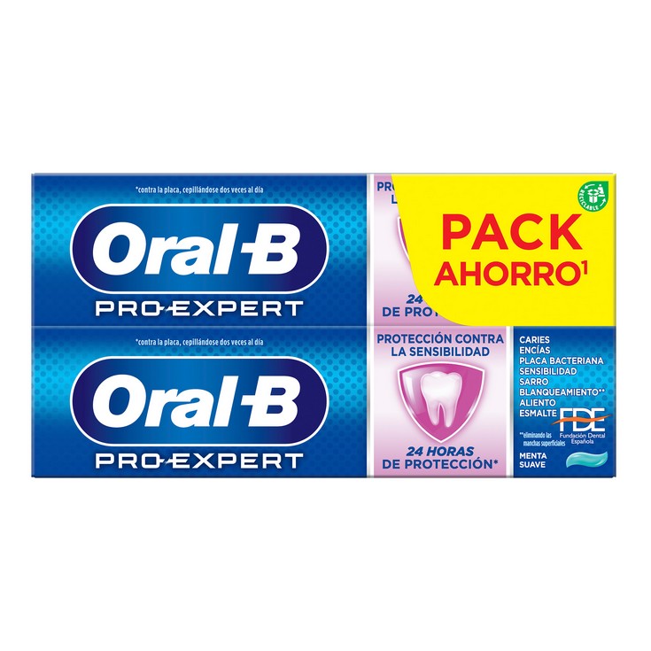 Dentífrico Pro-Expert Sensibilidad - Oral B - 2x75ml Dentífrico Pro-Expert Sensibilidad - Oral B - 2x75ml