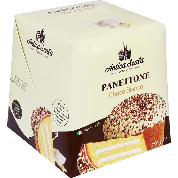 Panettone con chocolate blanco - 750g