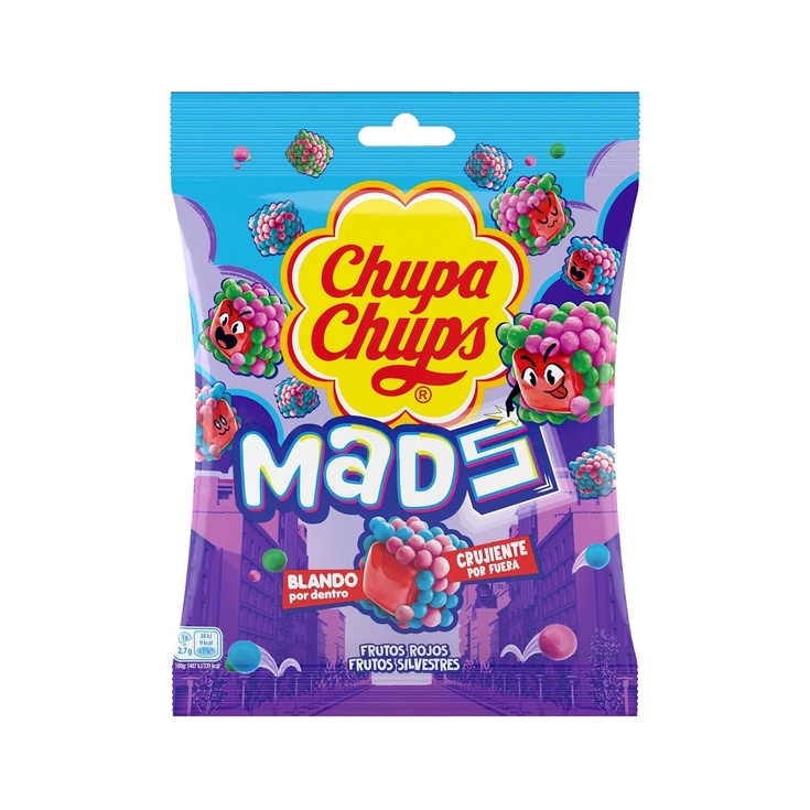 Gominolas chupa chups mads frutas del bosque