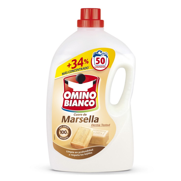 Detergente Líquido Marsella 50 lavados