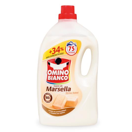 Detergente líquido marsella - Omino Bianco - 75 lavados
