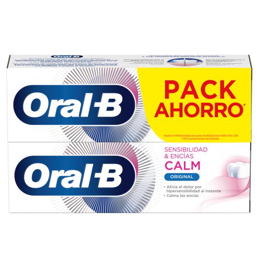 Dentífrico sensibilidad & encías calm - Oral B - 2x75ml