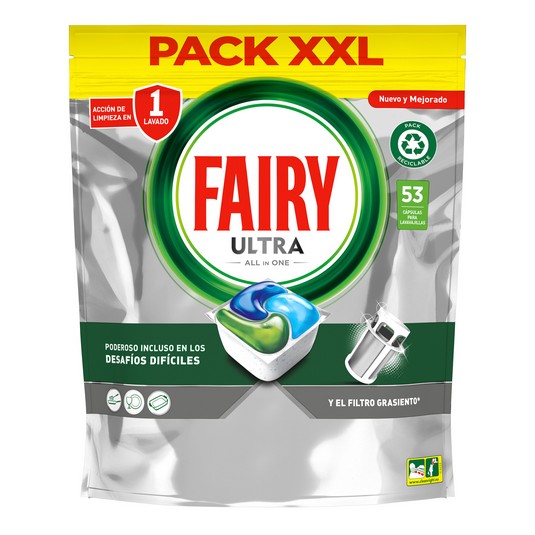 Cápsulas lavavajillas Platinum - Fairy Ultra - 53 uds