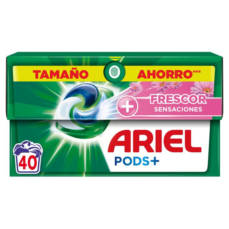 Cápsulas detergente Frescor Sensaciones Ariel - 40 lavados