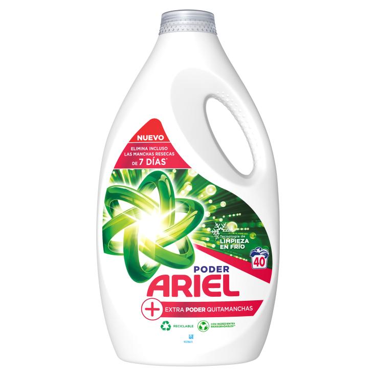 Detergente líquido Ultra poder Ariel - 40 lavados