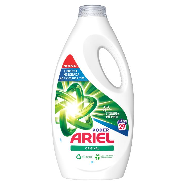 Detergente líquido regular Ariel - 29 lavados