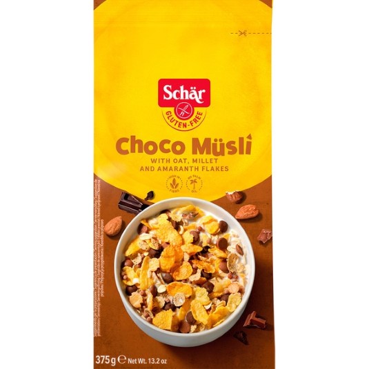 Copos de avena, mijo y amaranto con chocolate - 375g