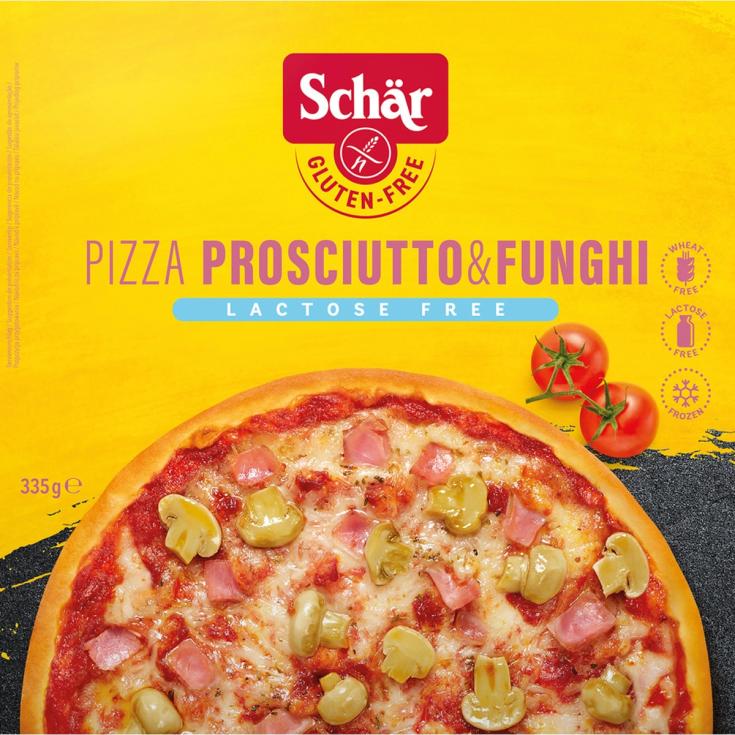 Pizza Jamón y Champñón Sin Gluten Schär - 350g