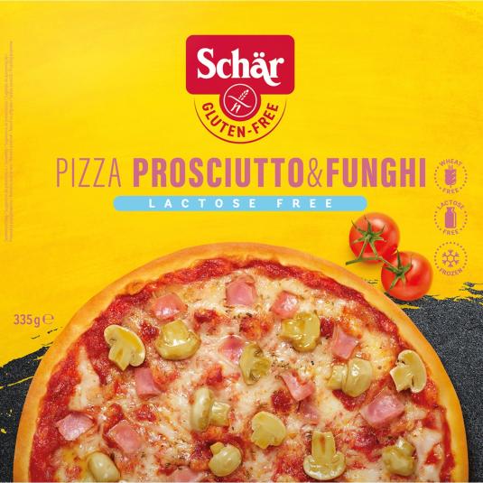 Pizza Jamón y Champñón Sin Gluten Schär - 350g