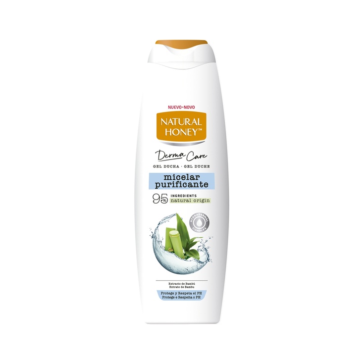 Gel de baño SkinCare Pure Micelar sin jabón con bambú