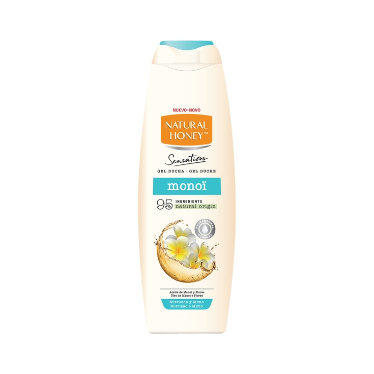 Gel de ducha Sensations con aceite de monoi y flores