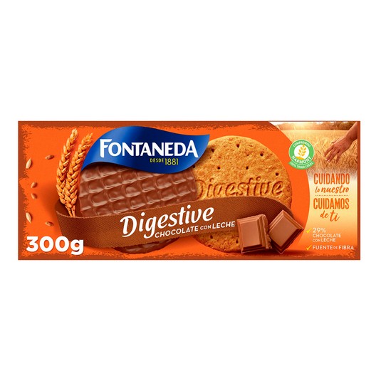 Galletas digestive chocolate con leche 300g