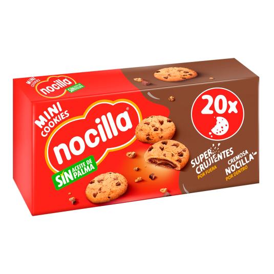 Mini cookies rellenas Nocilla 160g