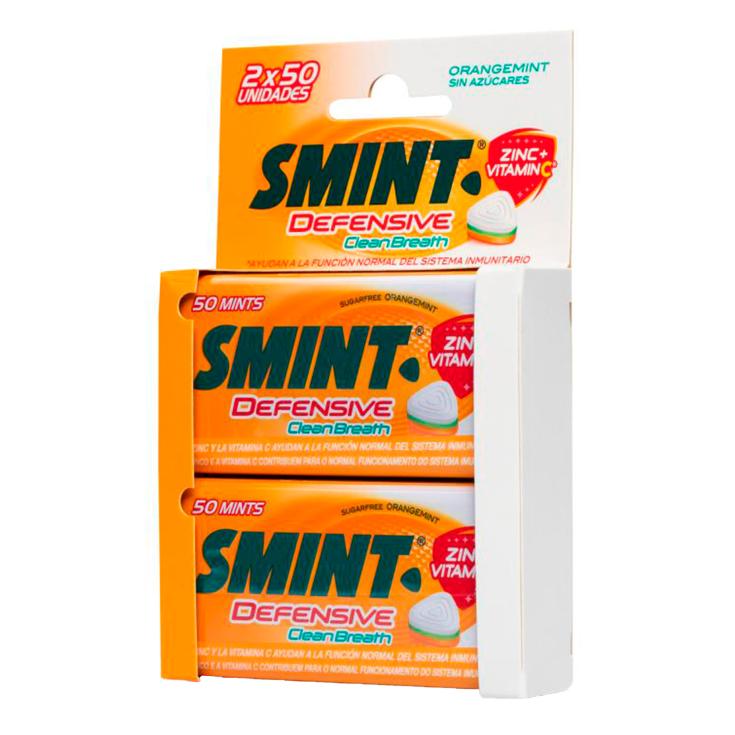 Caramelos naranja Smint - 2x35g