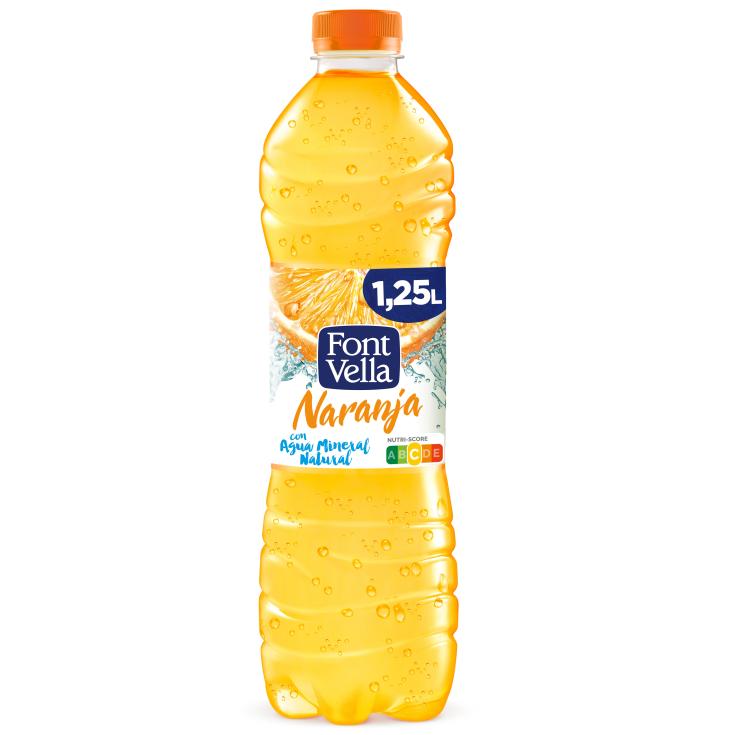 Agua sabor naranja Levité 1,25l