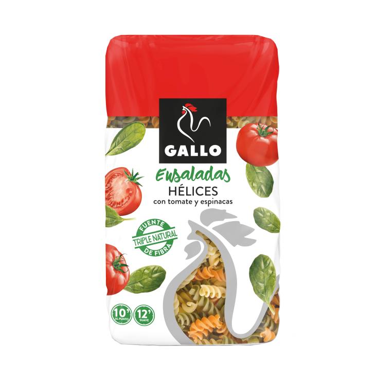 Hélices con tomate y espinacas Ensaladas 450g