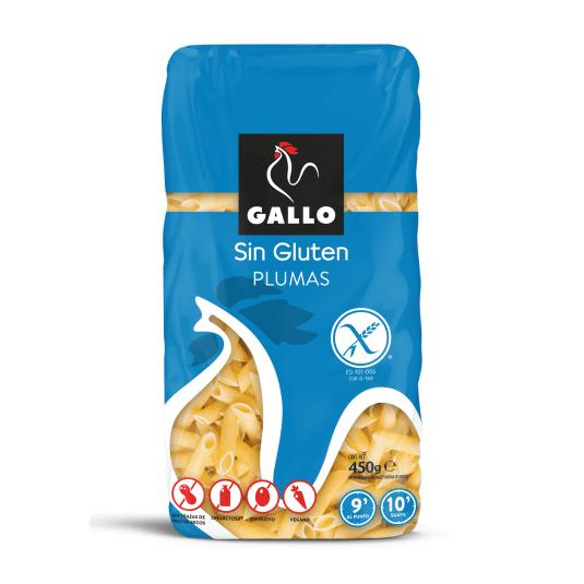 Plumas sin gluten 450g