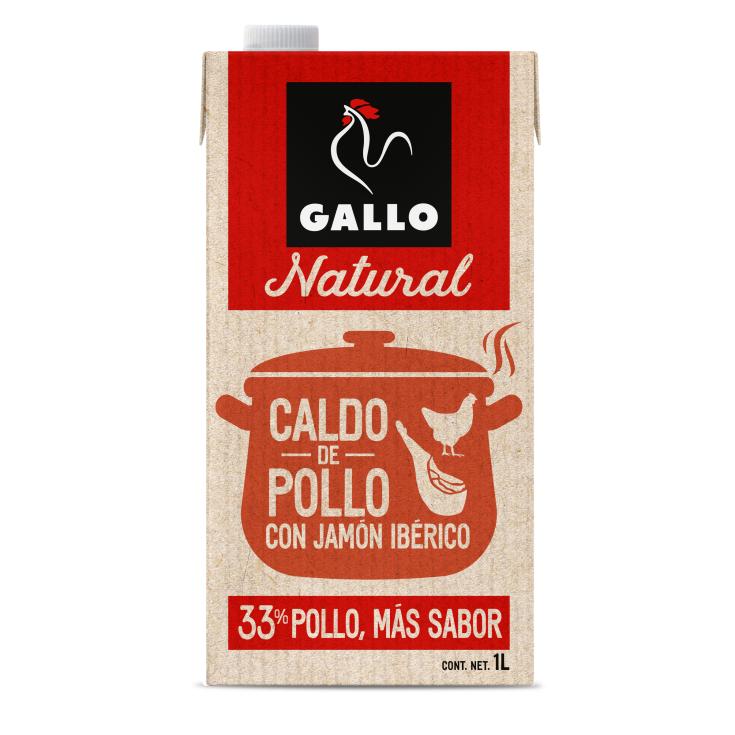 Caldo de pollo con jamón Gallo - 1l Caldo de pollo con jamón Gallo - 1l
