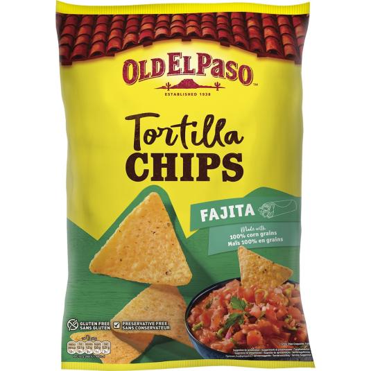 Tortilla Chips Fajita 185g