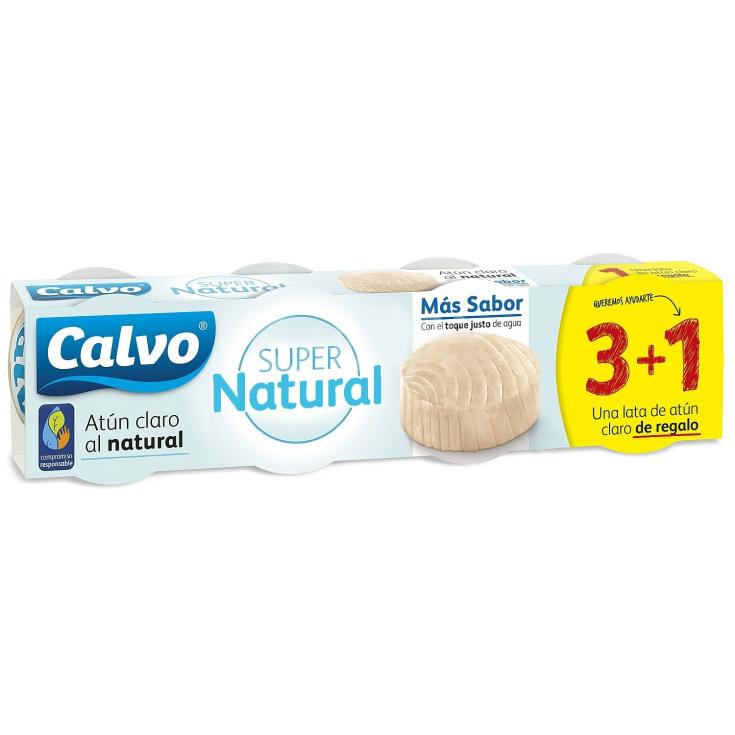 Atún Claro Natural - Calvo - 4x80g