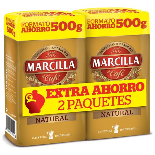 Café molido natural - Marcilla - 2x500g