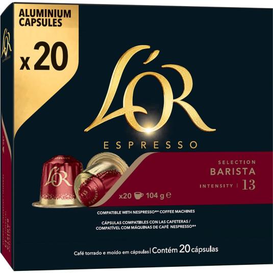 Café cápsulas Barista - L'Or - 20 uds