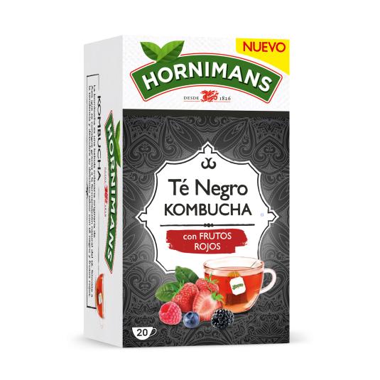 Té negro kombucha Hornimans - 20 uds