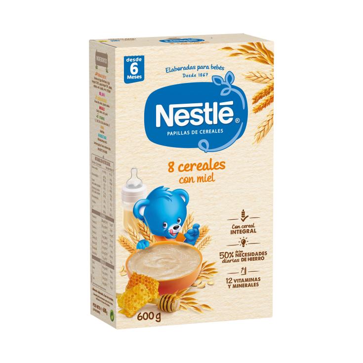 Papilla 8 cereales con miel Nestlé - 600g