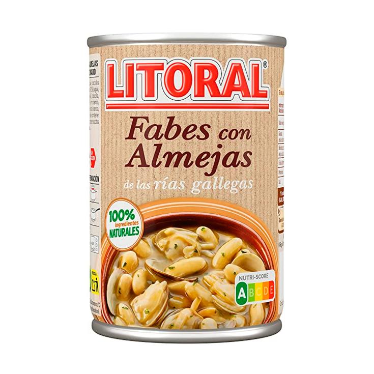 Fabes con almejas - Litoral - 425g
