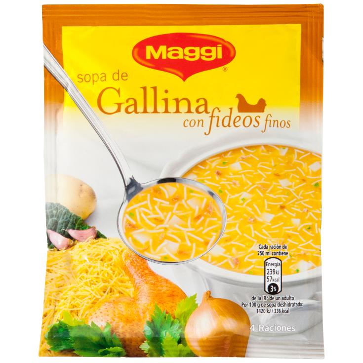 Sopa de Gallina c/Fideos Finos 68g