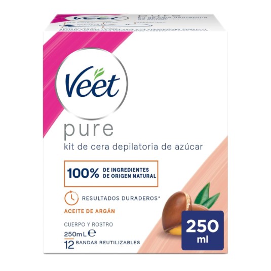 Tarro cera depilatoria con aceite de Argán 