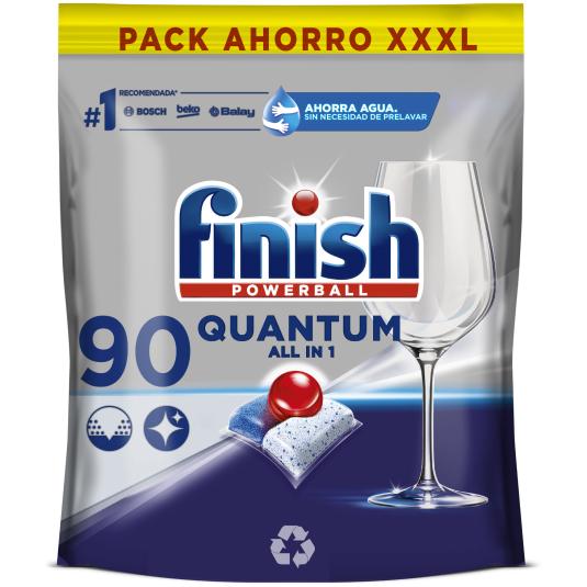 Lavavajillas Quantum Finish Powerball - 90 uds