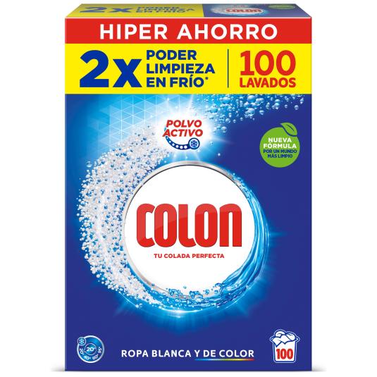 Detergente en polvo original Colon - 100 lavados