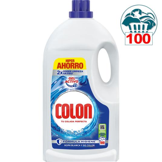 Detergente líquido gel activo - Colon - 100 lavados