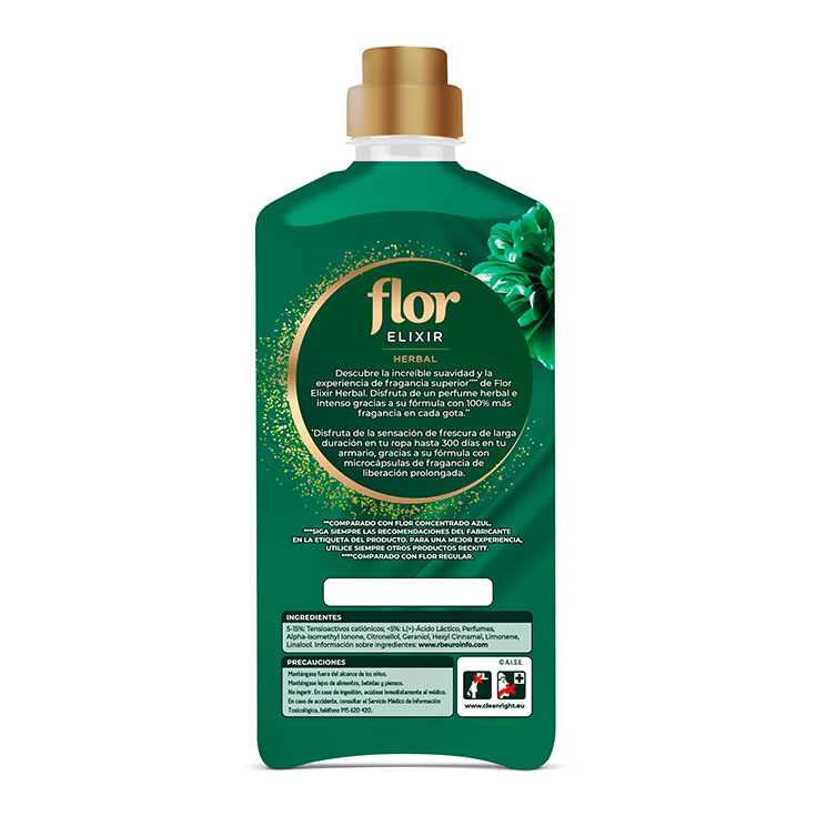 Suavizante Concentrado Herbal - Flor Elixir - 63 lavados