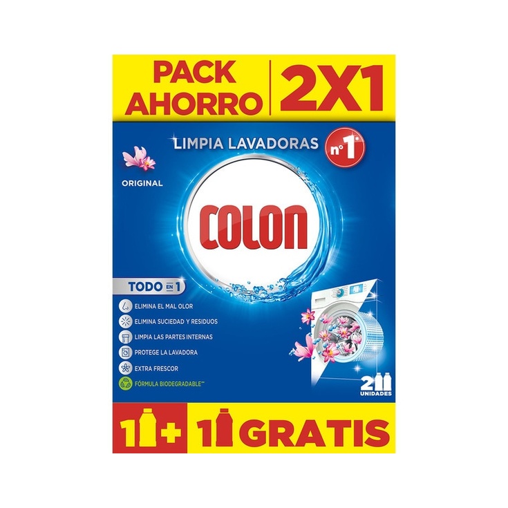 limpiador especial para lavadoras tratamiento todo en 1 