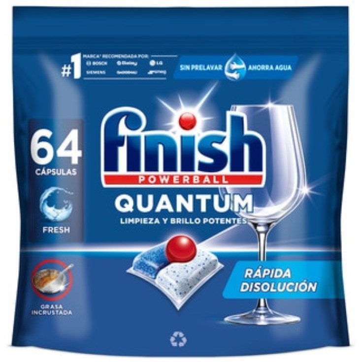 Detergente lavavajillas Quantum - 64 uds Detergente lavavajillas Quantum - 64 uds