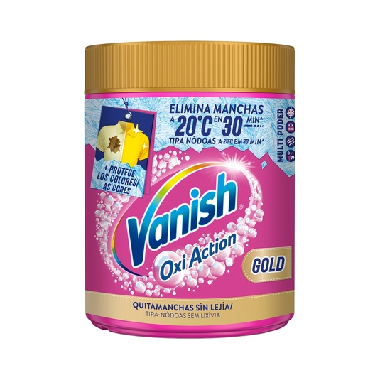 Potenciador del lavado en polvo Oxi Action a 20 ºC bote 960g