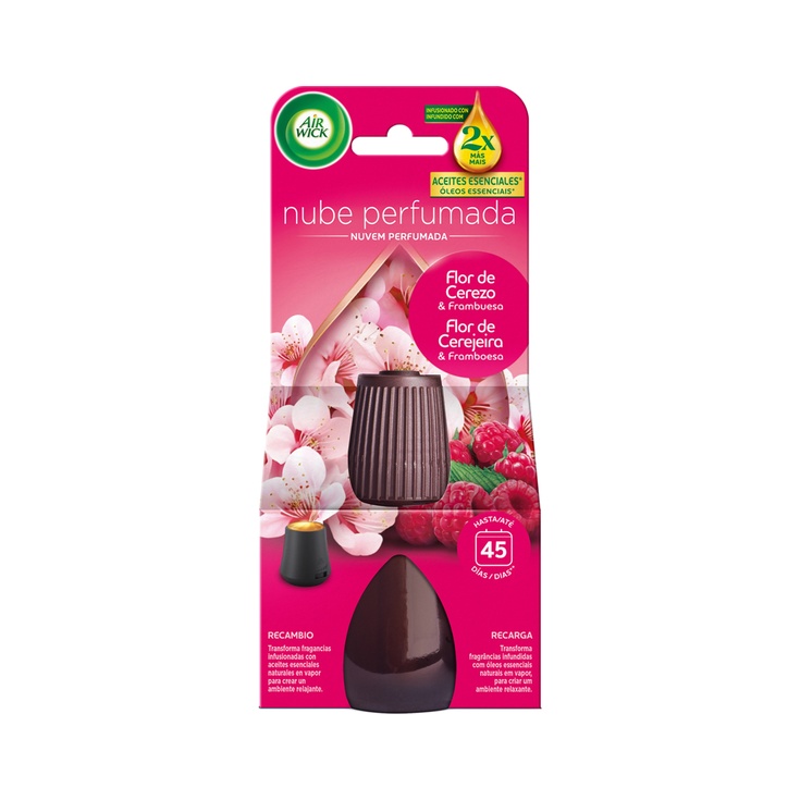 Ambientador automático difusor Nube Perfumada Flor de Cerezo
