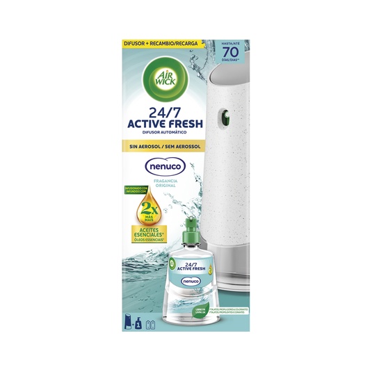 AMBIENTADOR DISFUSOR AUTOMÁTICO ACTIVE FRESH SIN AEROSOL
