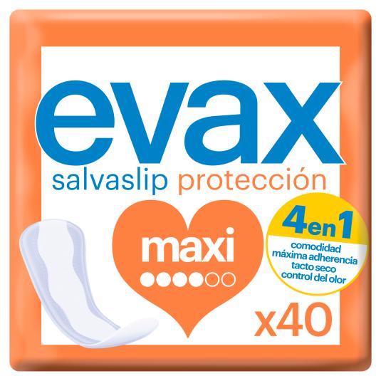 Salvaslip maxi - Evax - 40 uds