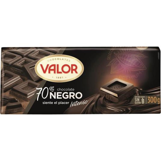 Chocolate negra 70% 300g