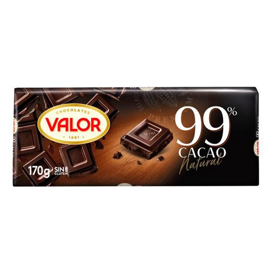 Chocolate negro 99% - Valor - 170g