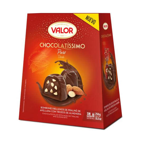 Bombones chocolate puro Chocolatissimo 250g