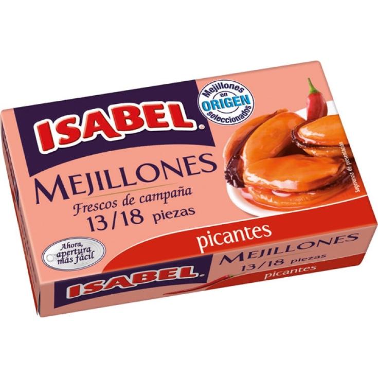 Mejillones Picantes 13/18 Piezas - Isabel - 69g