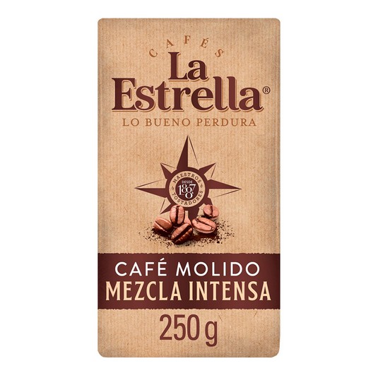 Café Molido Mezcla Intensa - La Estrella - 250g